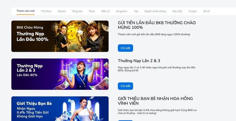 Liên hệ khi muốn biết thông tin về khuyến mãi BK8